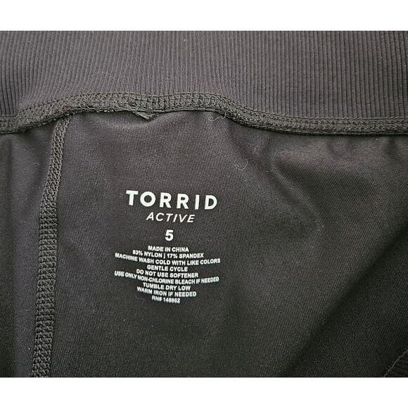 Torrid Performance Core 9 Inch Active Bike Short High Rise Black Sz 5 28 NWT - Picture 5 of 7